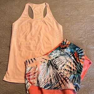 Fabletics Tropical 2 Piece Outfit